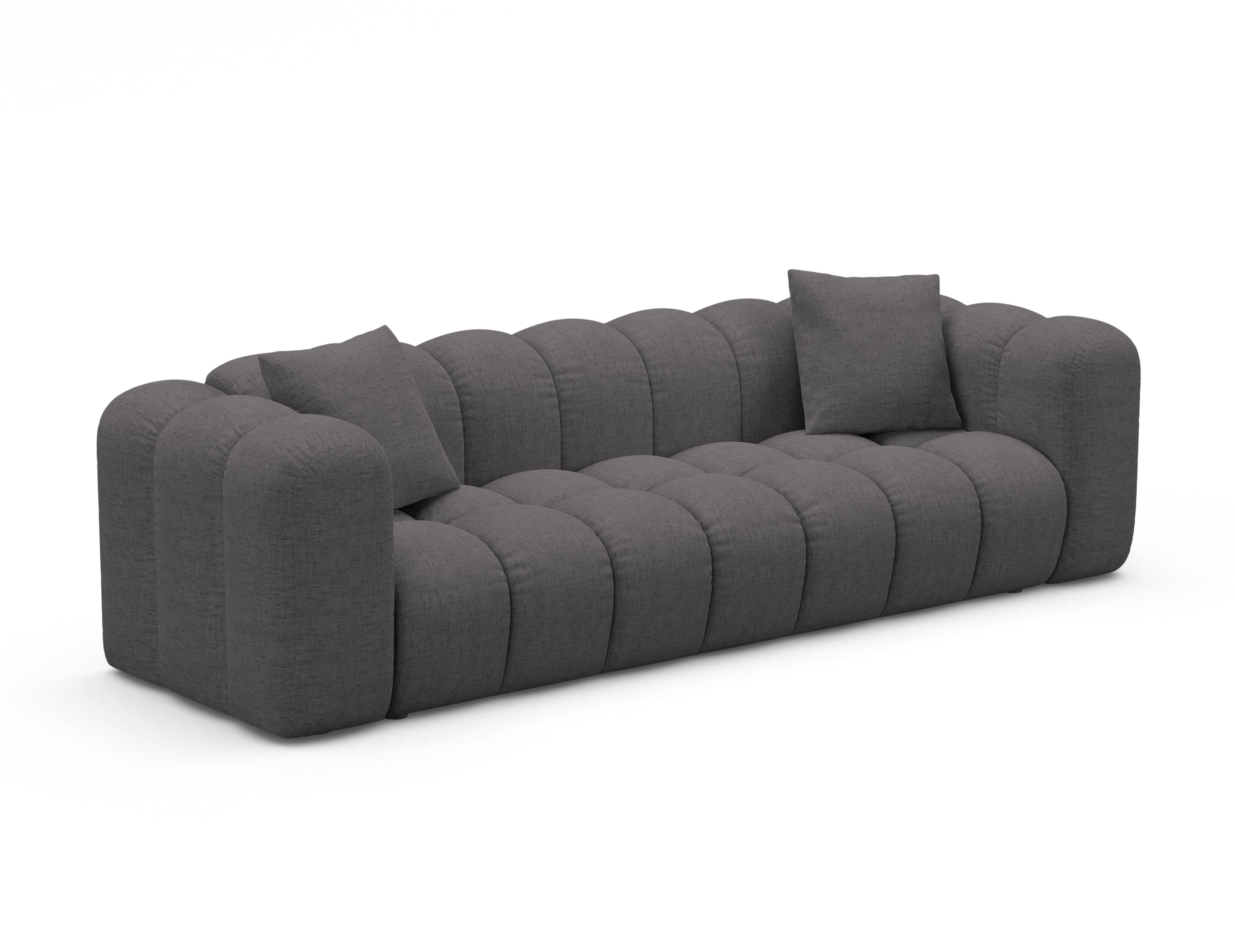 ASTRO gray chenille sofa with sleeping function