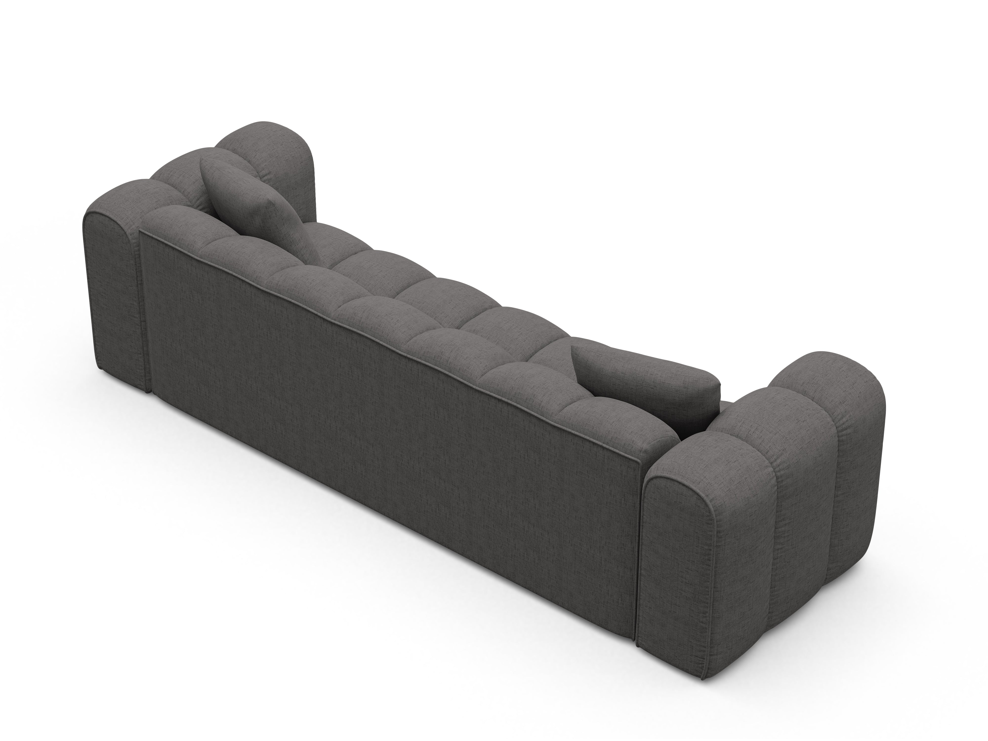 ASTRO gray chenille sofa with sleeping function