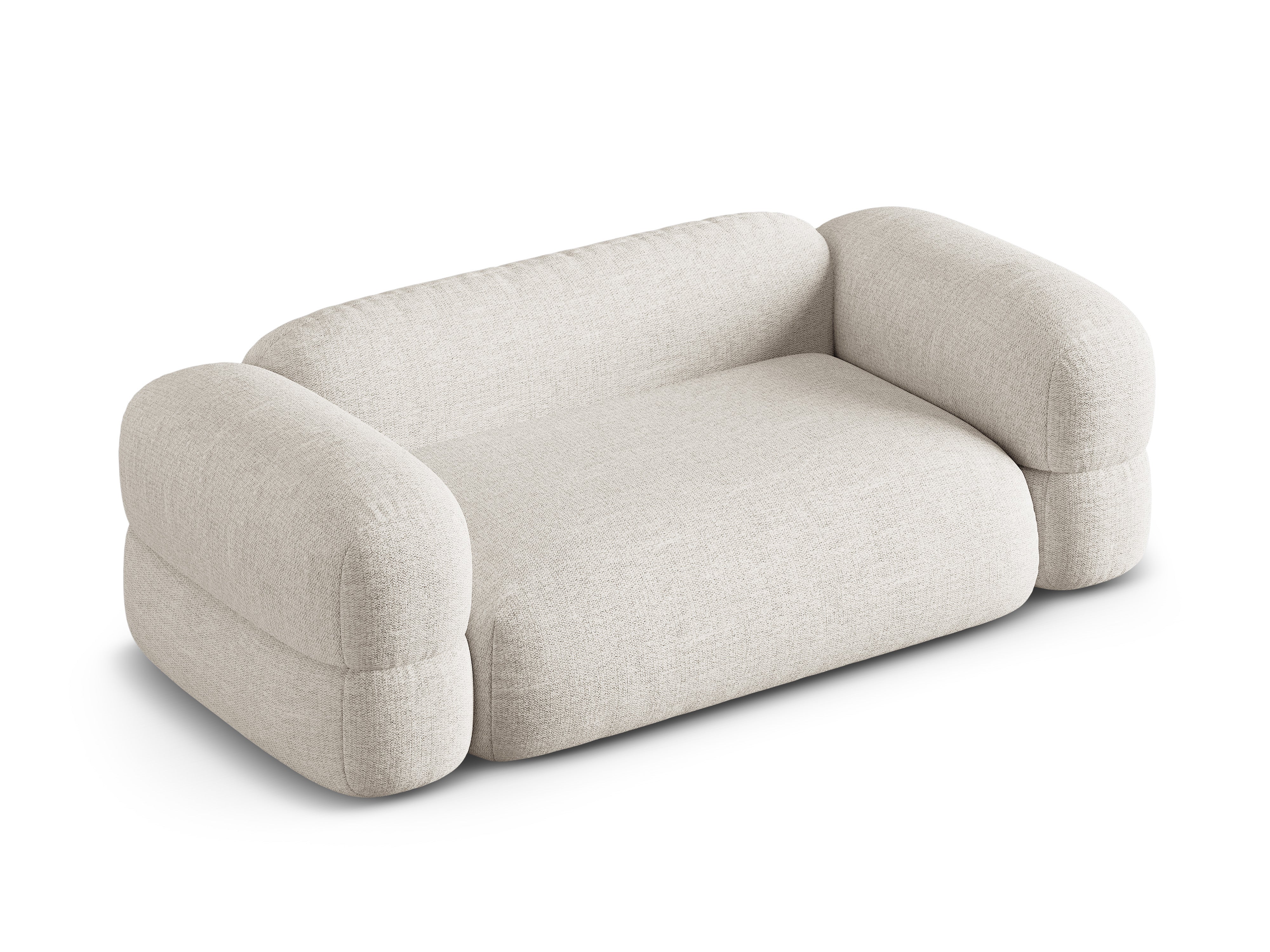 Sofa 3-zits ROGER beige chenille