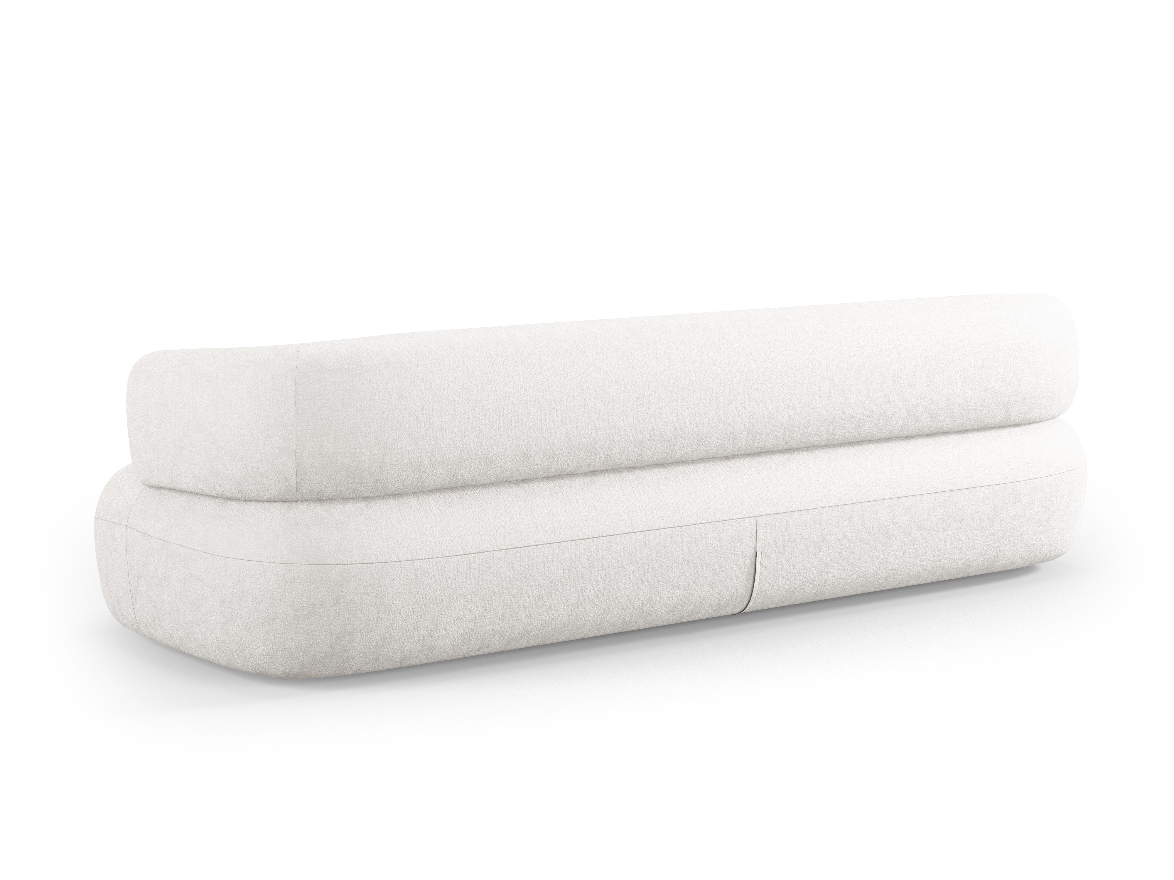 Sofa 3,5-zits ALDRIN lichtbeige chenille