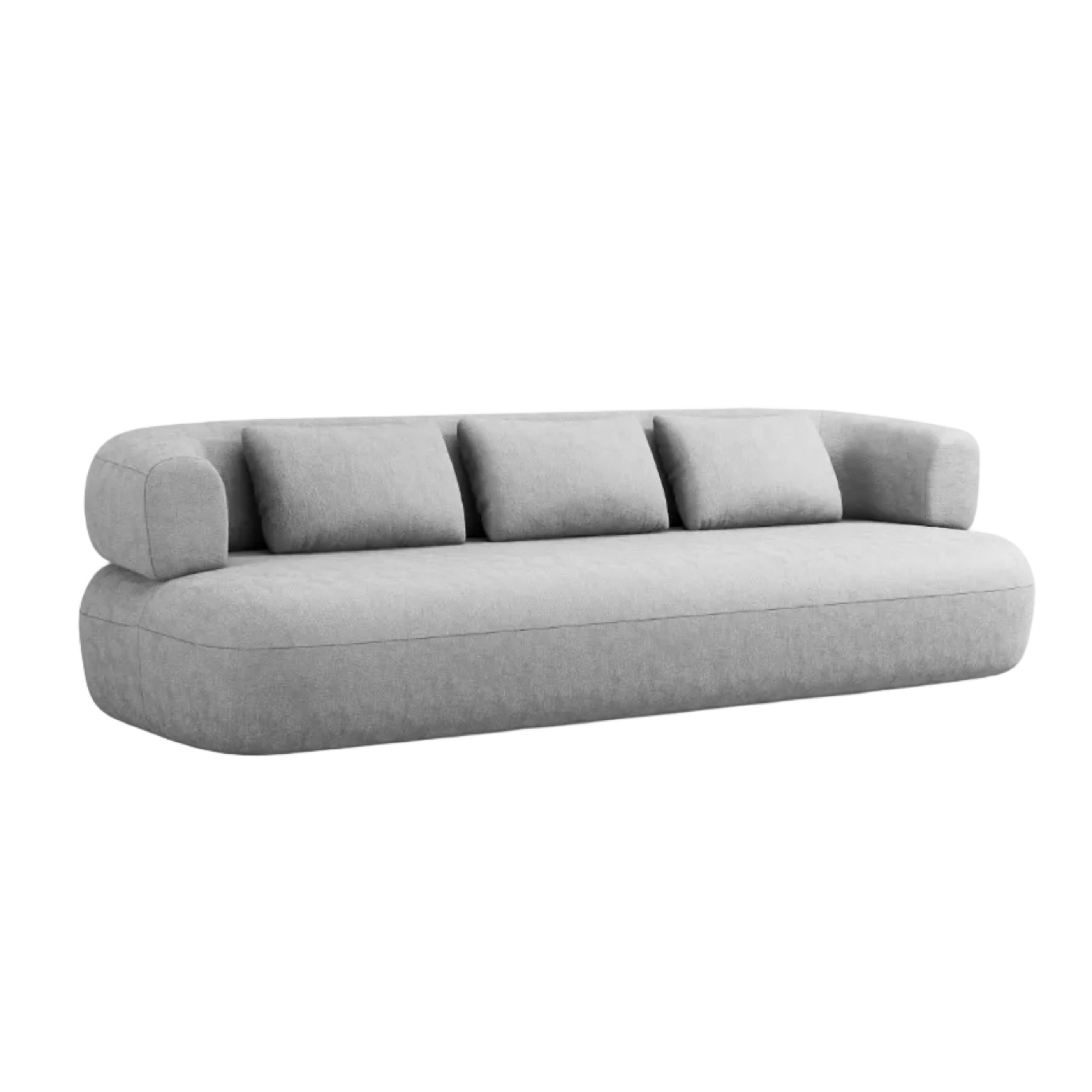 Sofa 3,5-zits ALDRIN grijs chenille