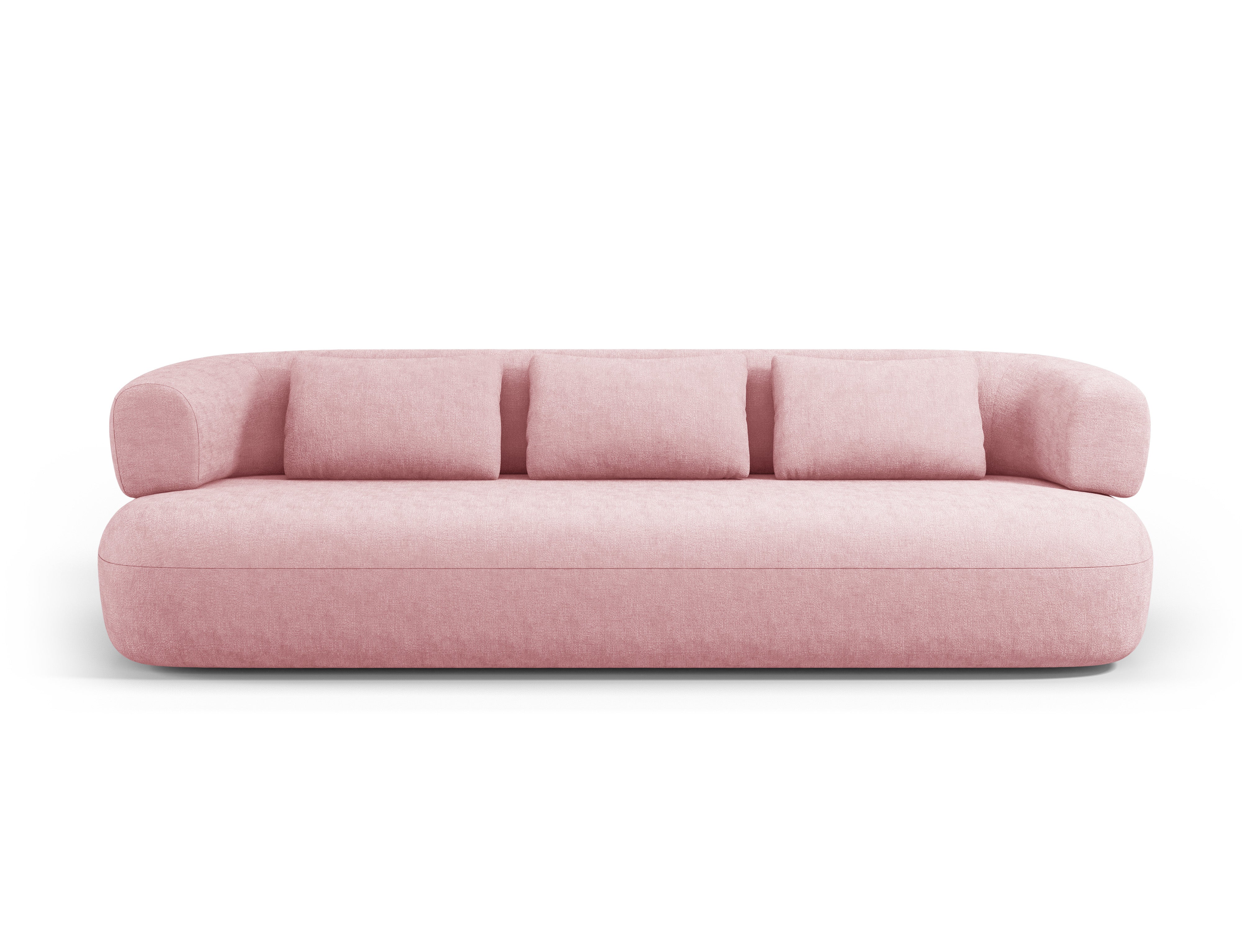 Sofa 3,5-zits ALDRIN roze chenille