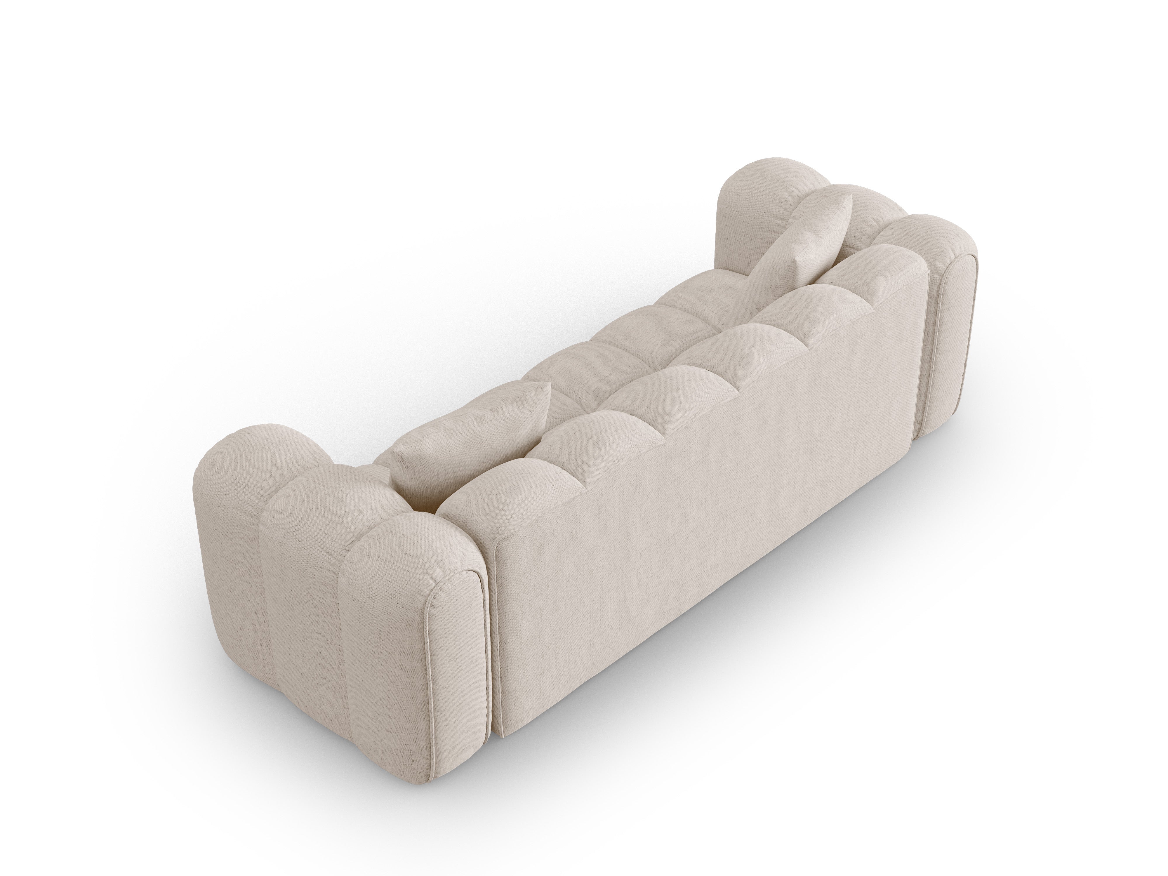 Sofa 4-persoons ASTRO beige chenille