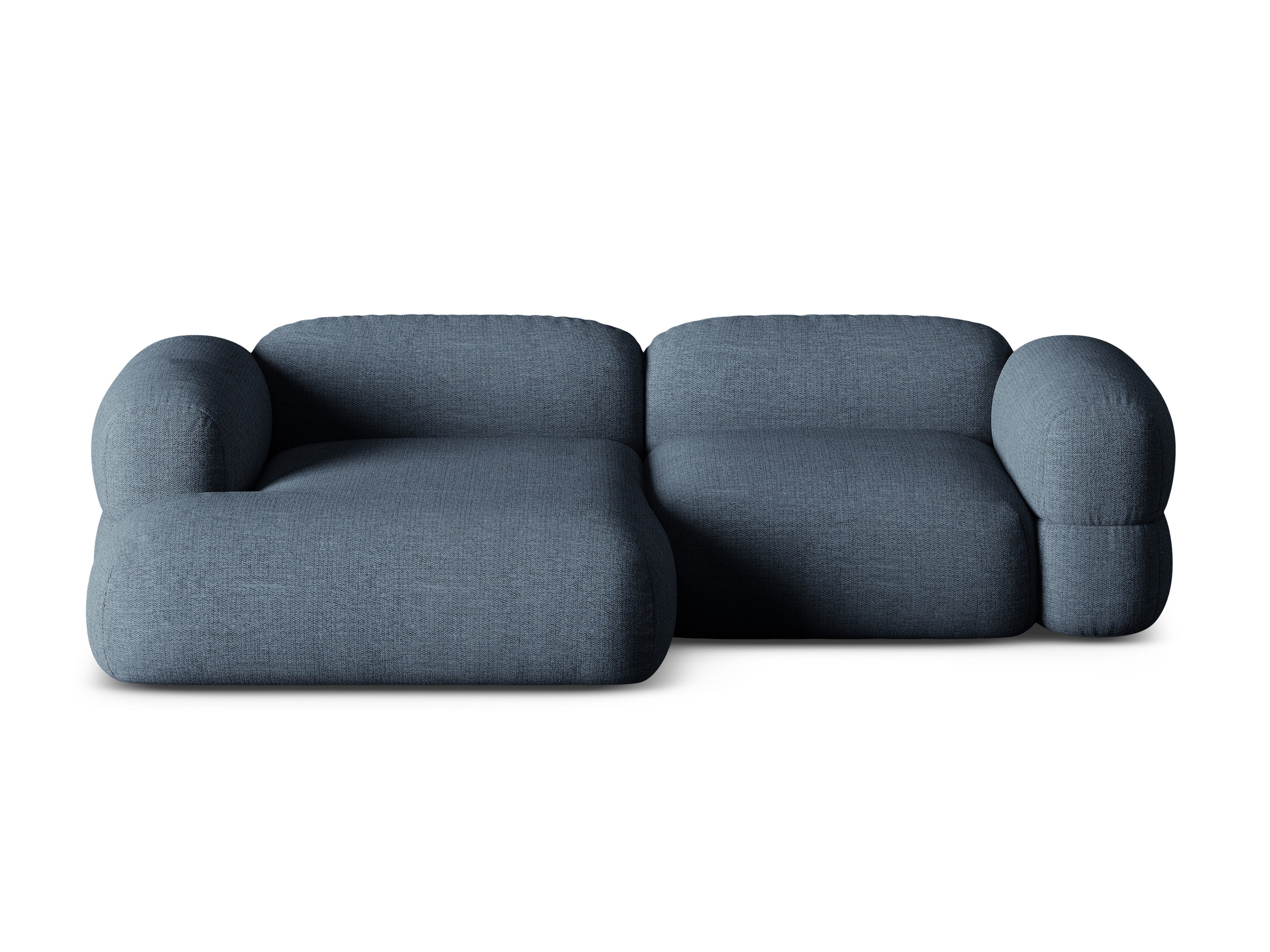 Linkerhoekbank ROGER donkerblauw chenille