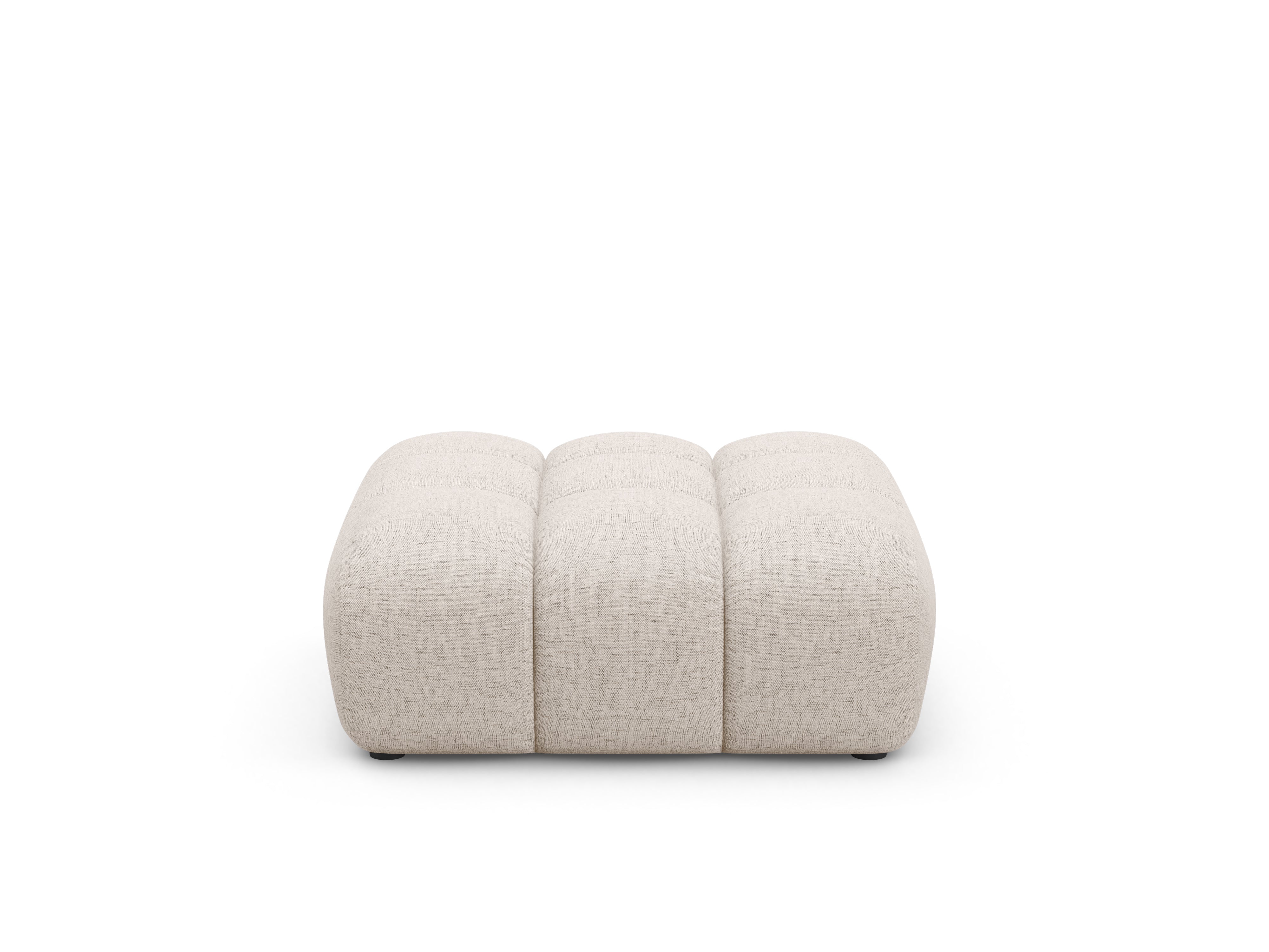 ASTRO Beige Chenille Pouf