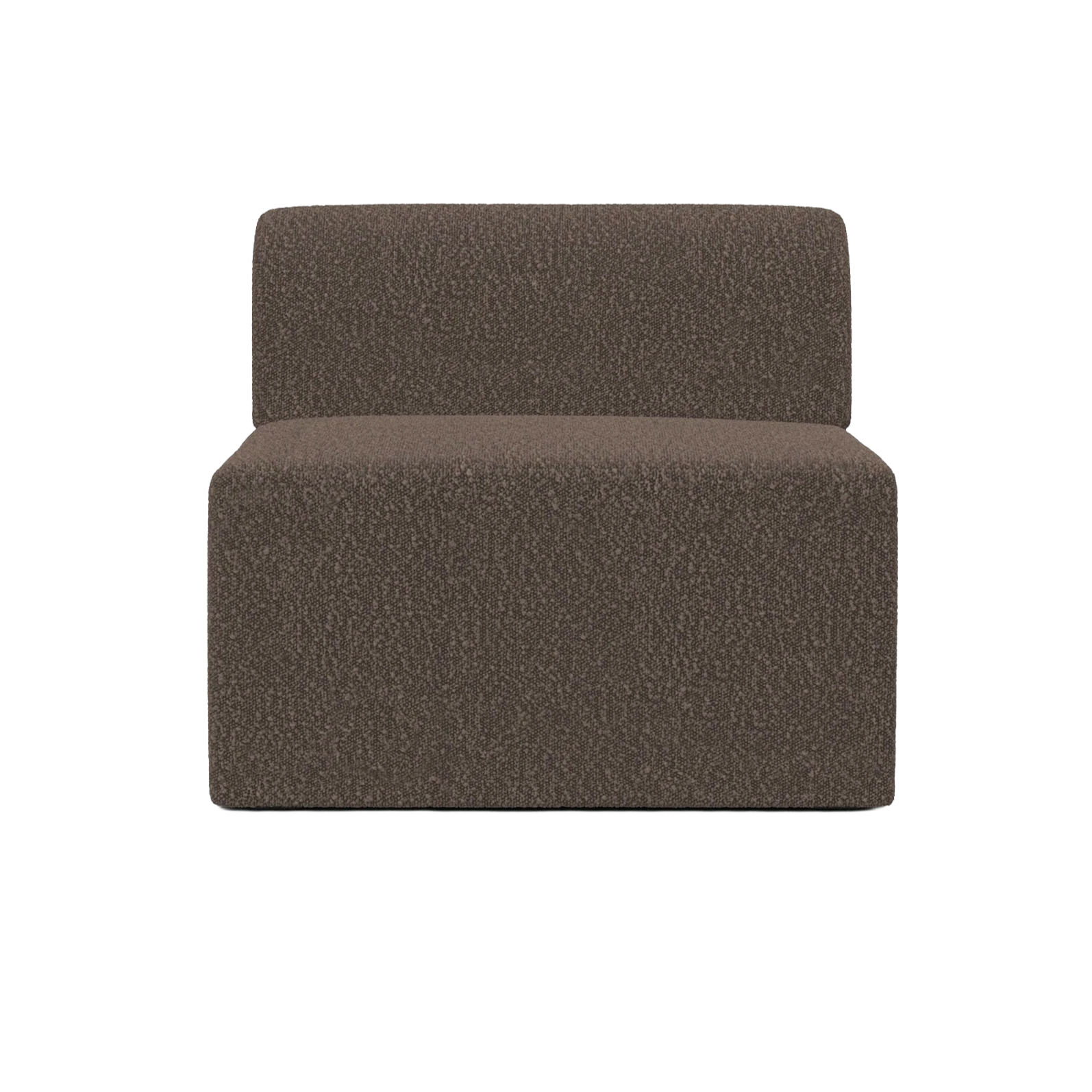 Modulaire bank TORI - middenmodule bruine boucle