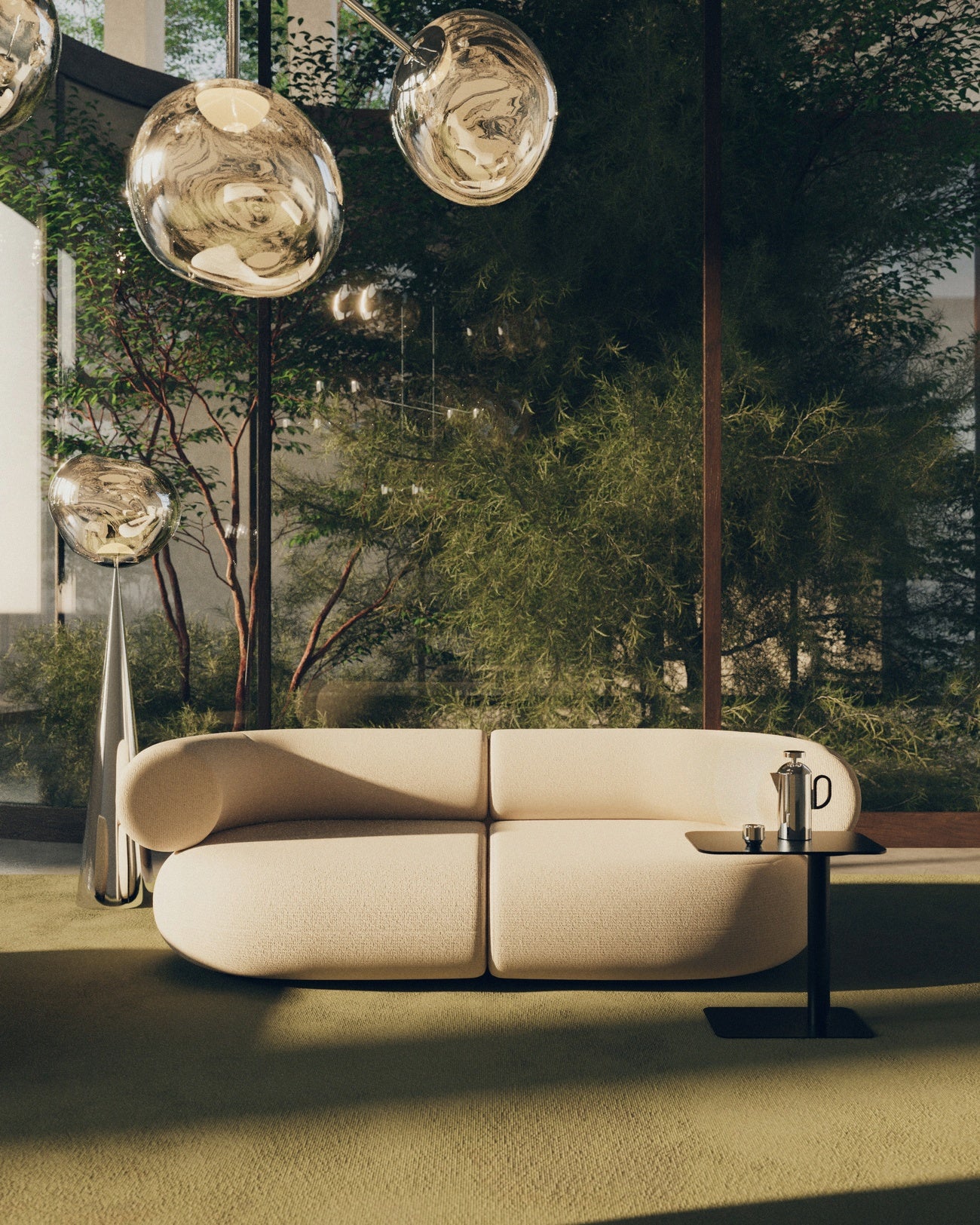 2-module sofa upholstered fat