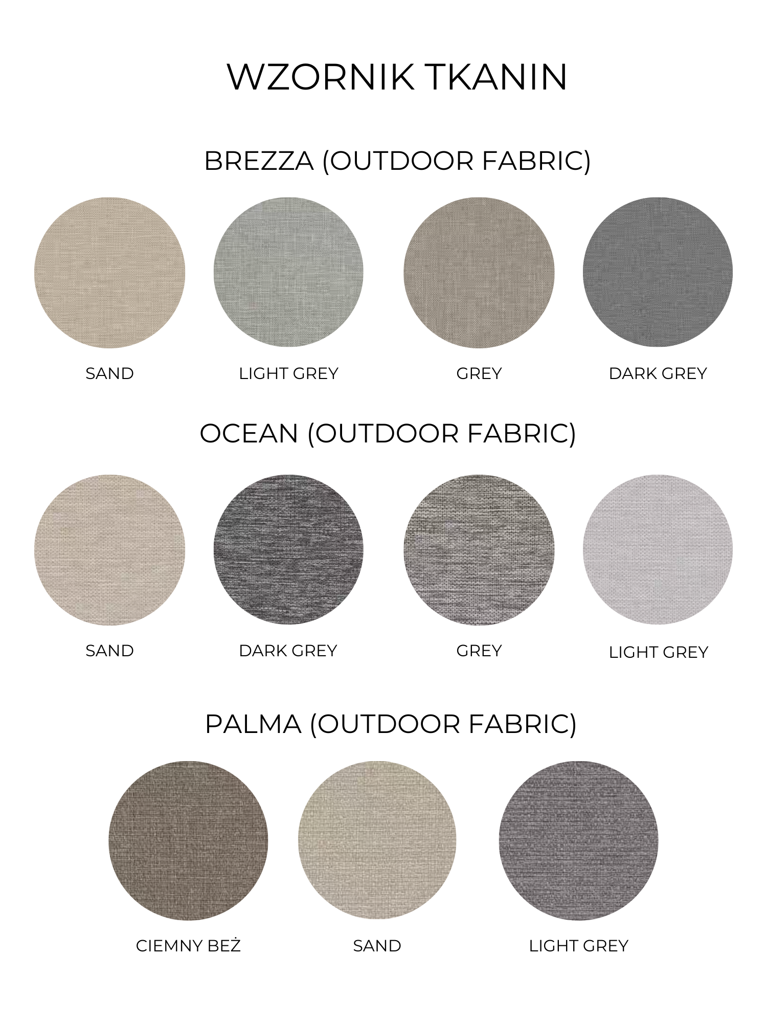 3-module buitenbank ARKE gestoffeerd