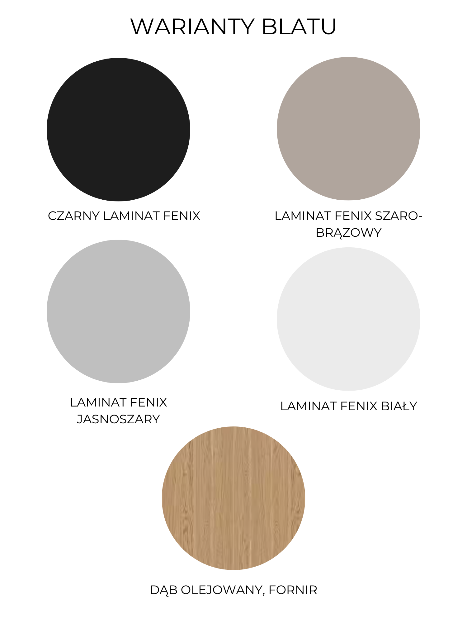 Eettafel PANA met eikenhouten basis