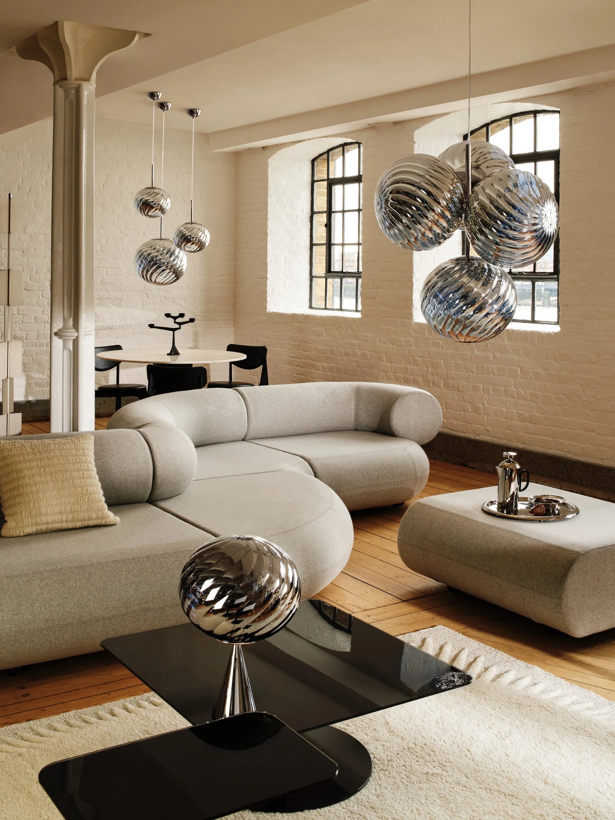 Hanglamp WHIRL SMALL zilver