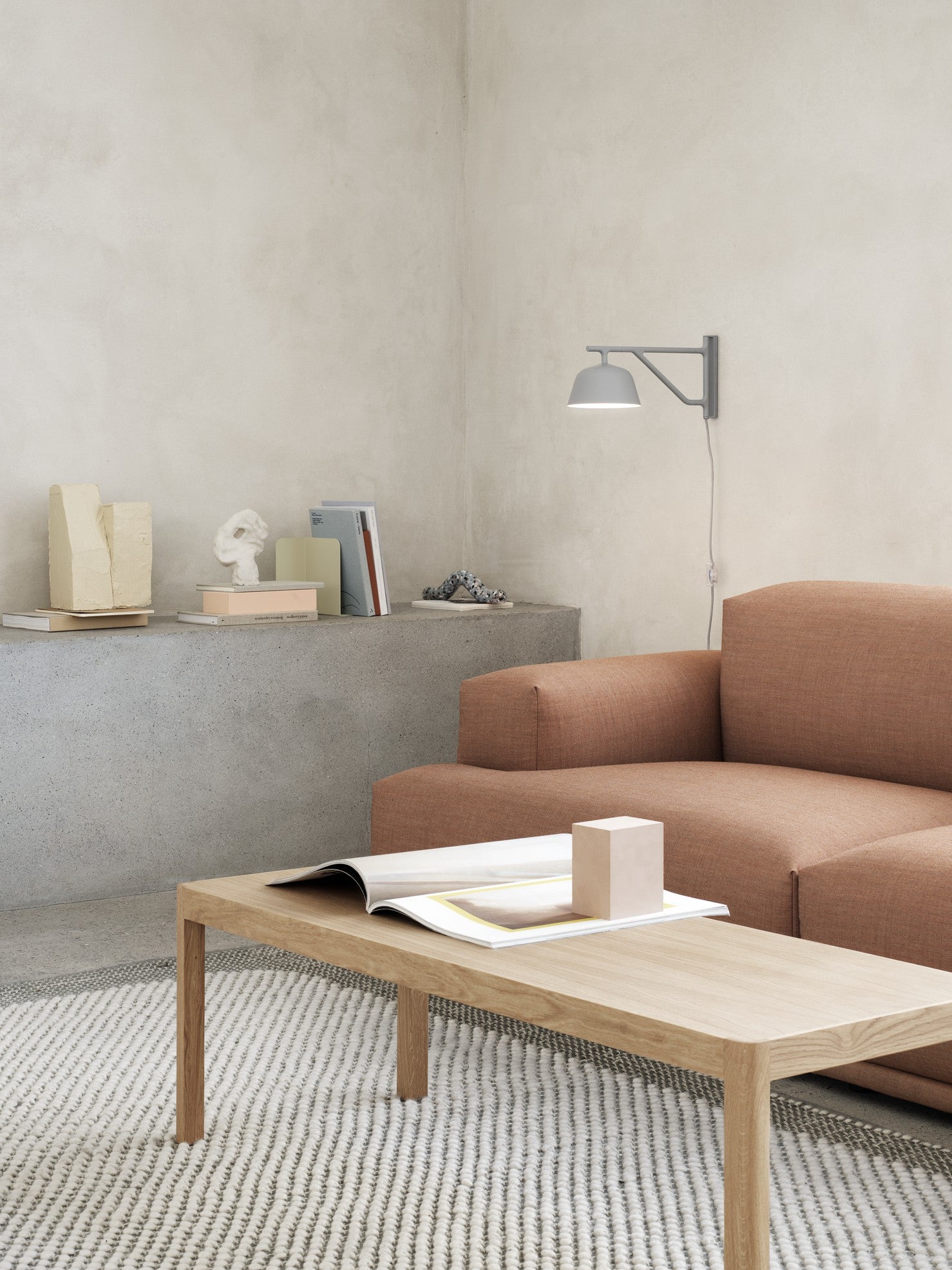 Wandlamp AMBIT grijs