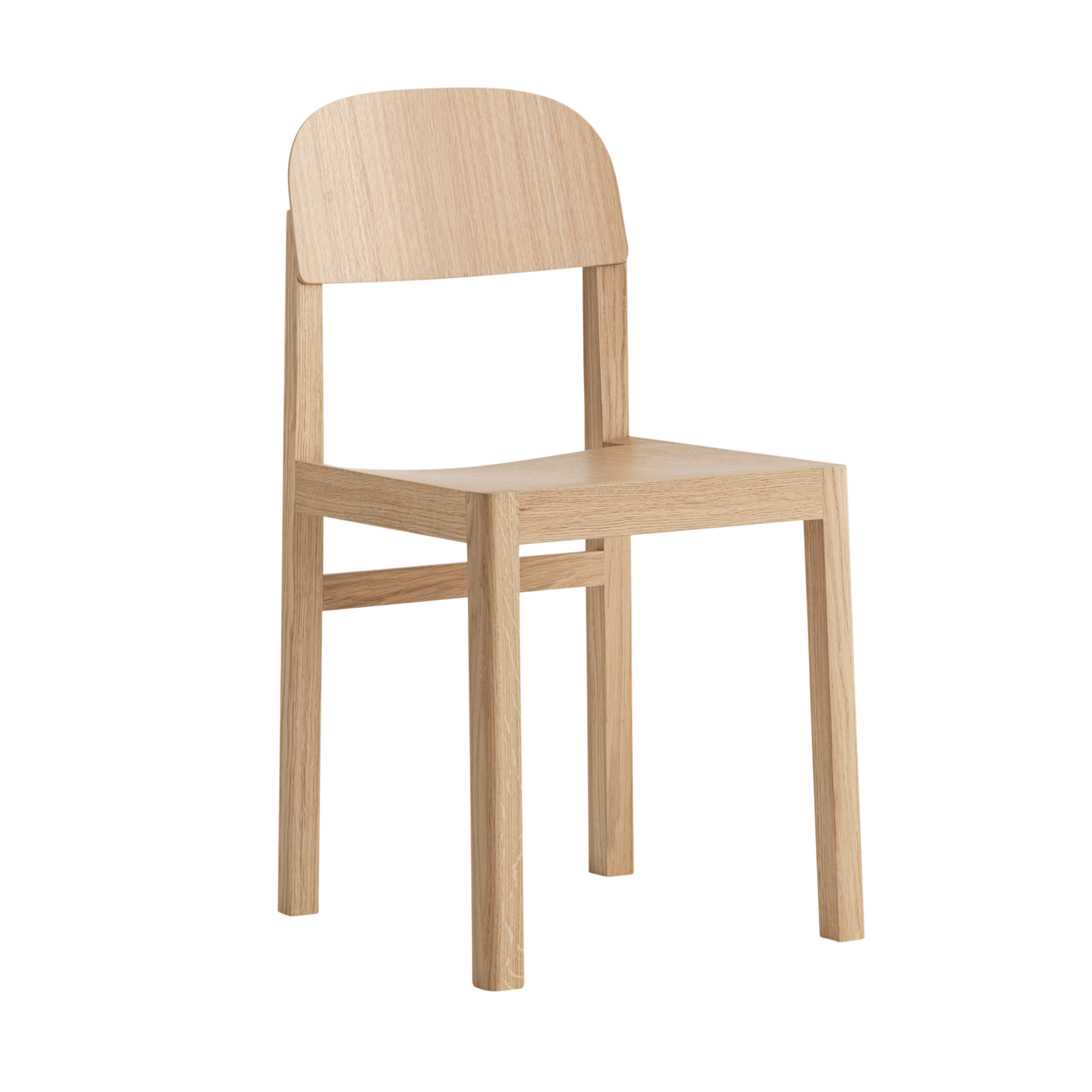 WORKSHOP Chair in Veneer and Oak Wood