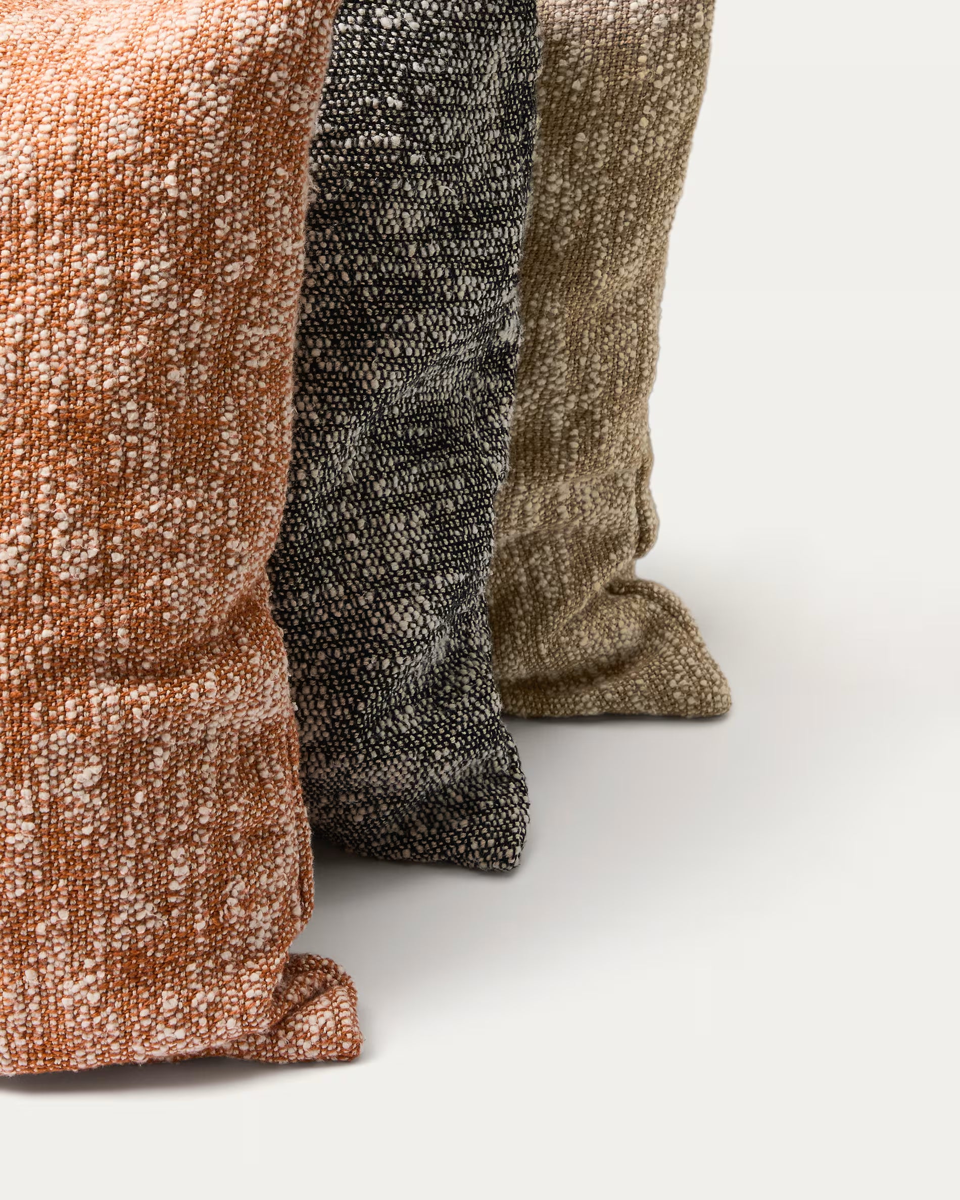 MEVINA cushion cover orange with beige