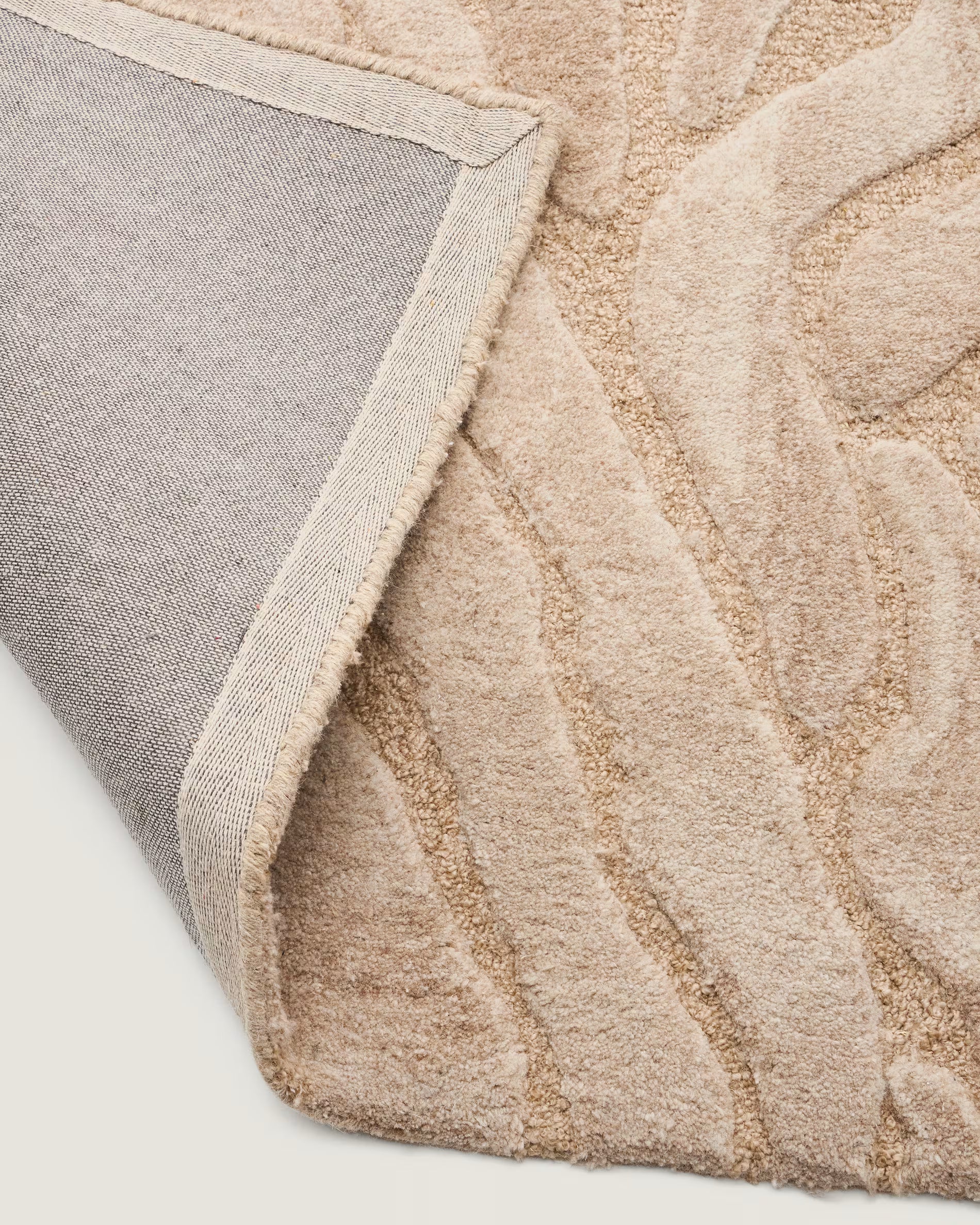 TRIBET jacquard rug beige