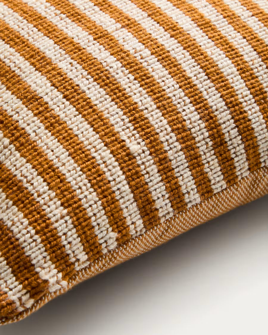 DIROME Cushion Cover White with Orange