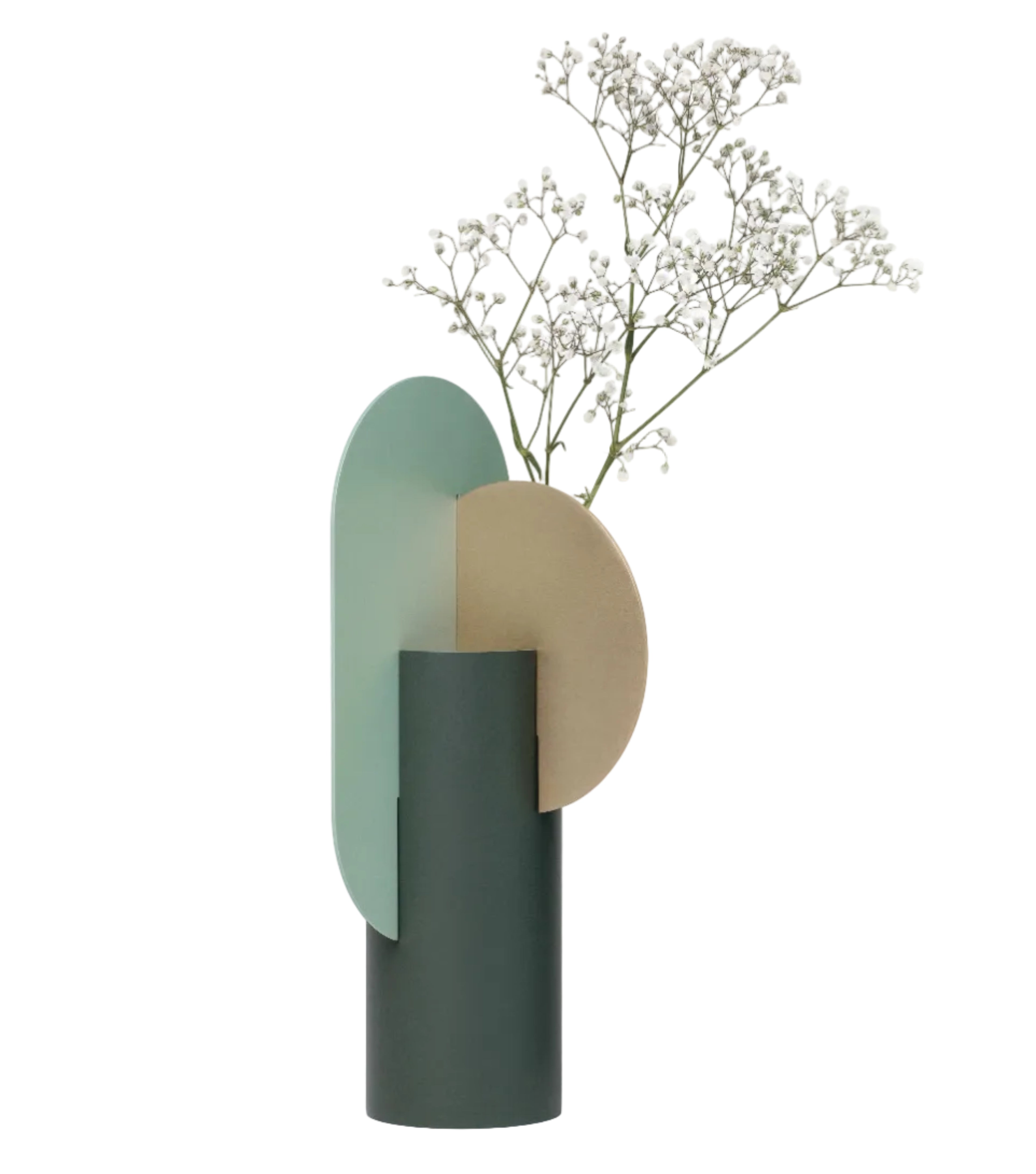 Vaas YERMILOV groen met messing