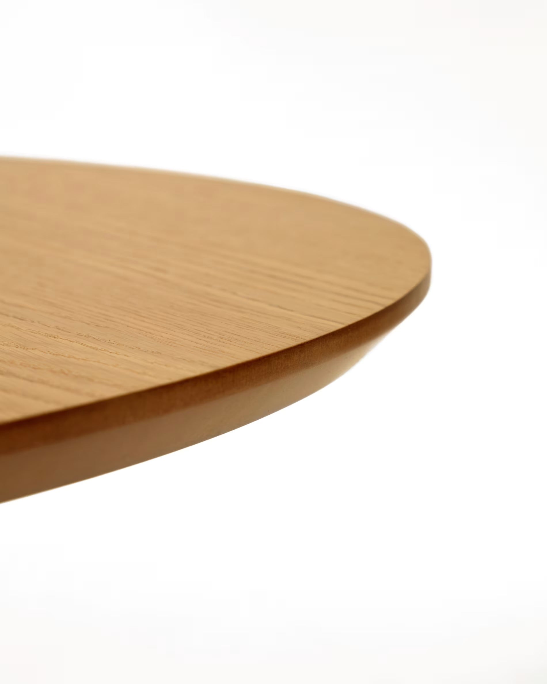 OVAL EXTENDABLE TABLE OQUI OAK VENEER