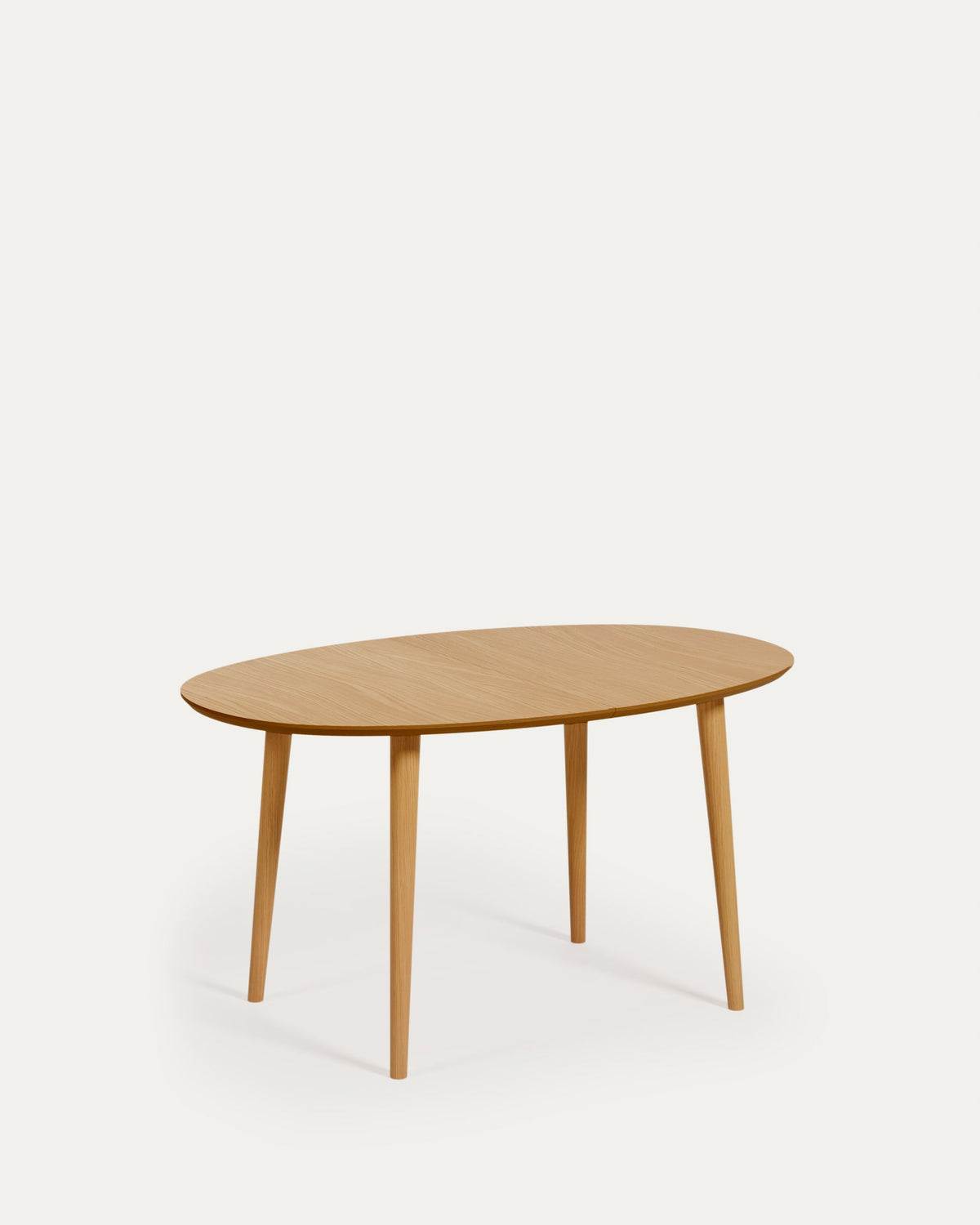 Ovale uitschuifbare tafel OQUI eikenfineer