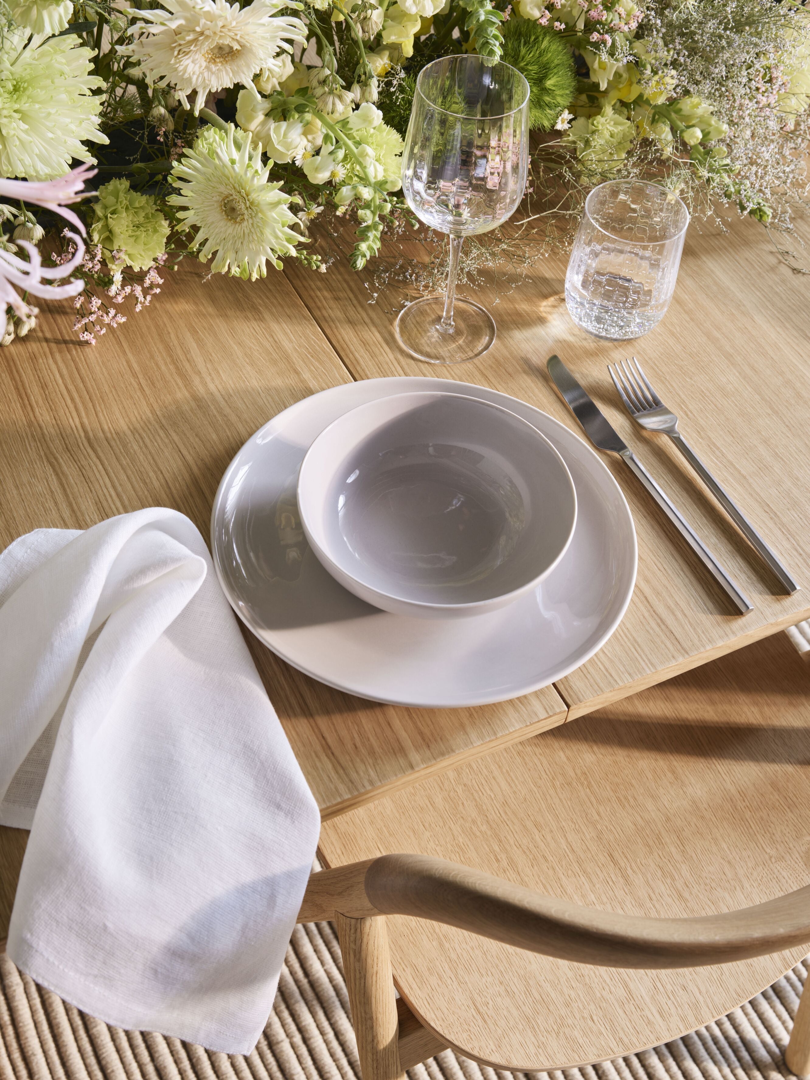 Tafel YACHT gebleekt eikenhout