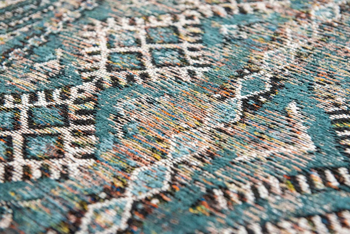 Dywan KILIM ZEMMURI BLUE błękitny, marka Louis de Poortere