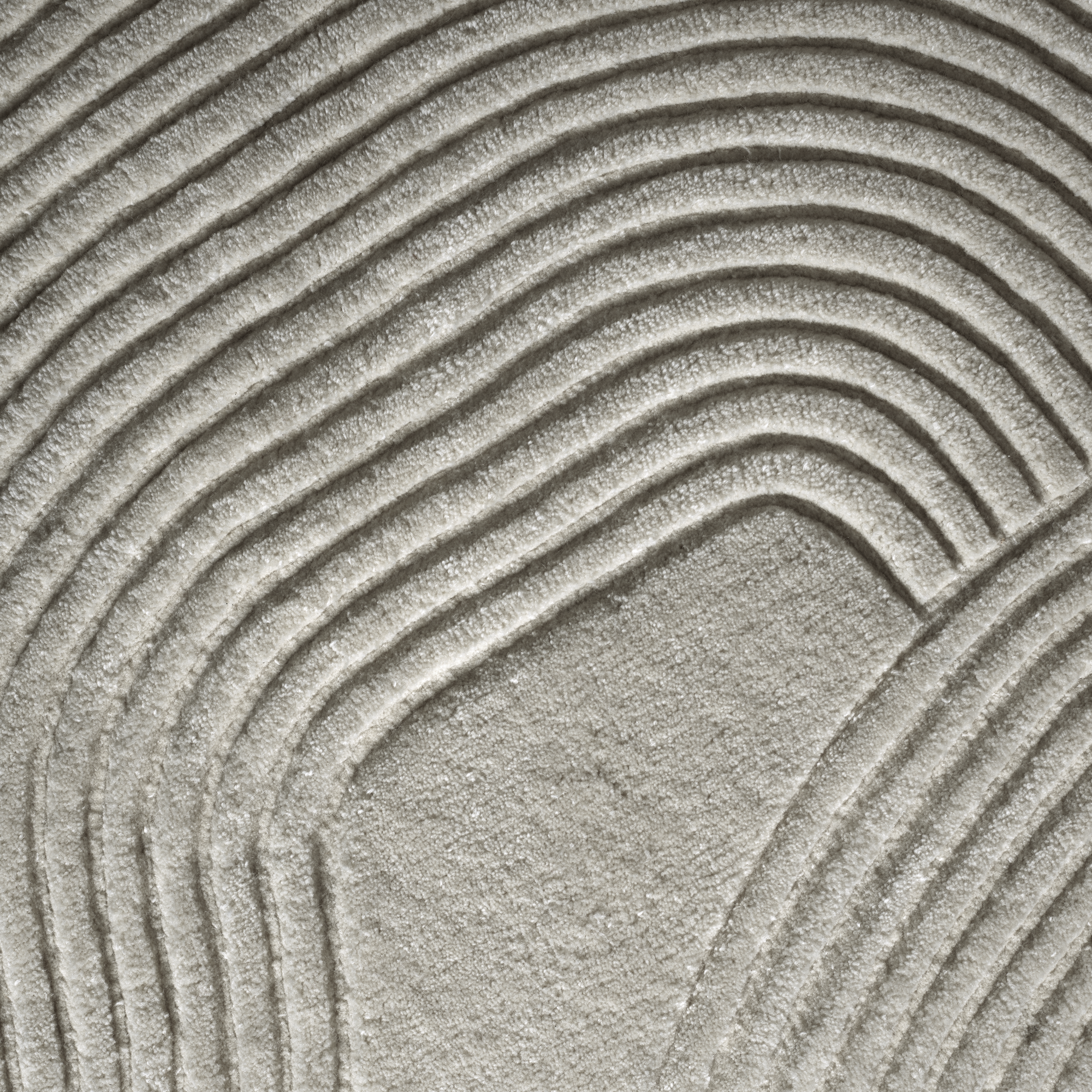 Oval rug ZEN SHAPED gray