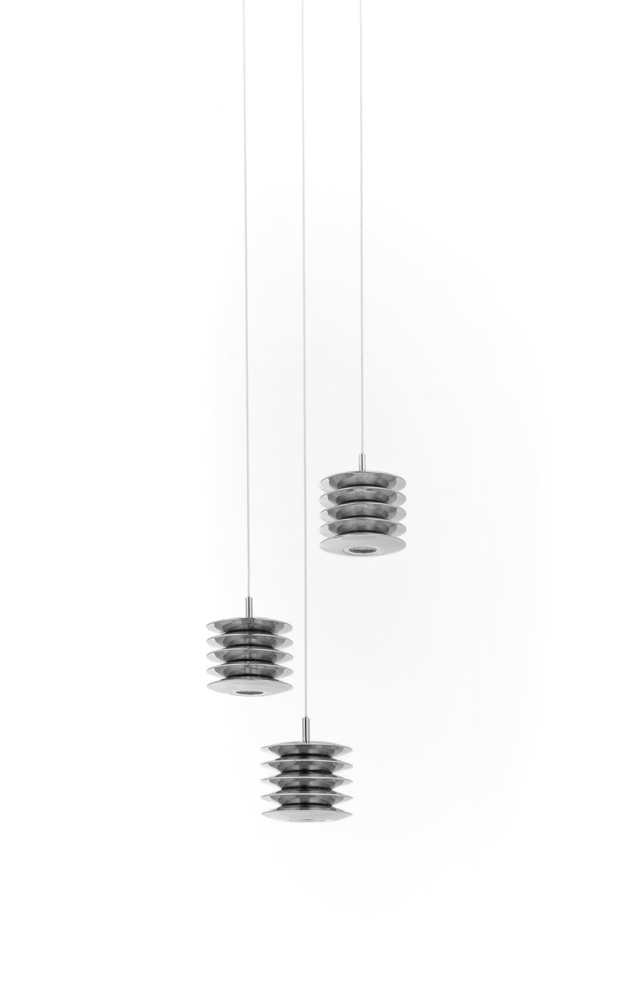 HARMONICA inox pendant lamp set