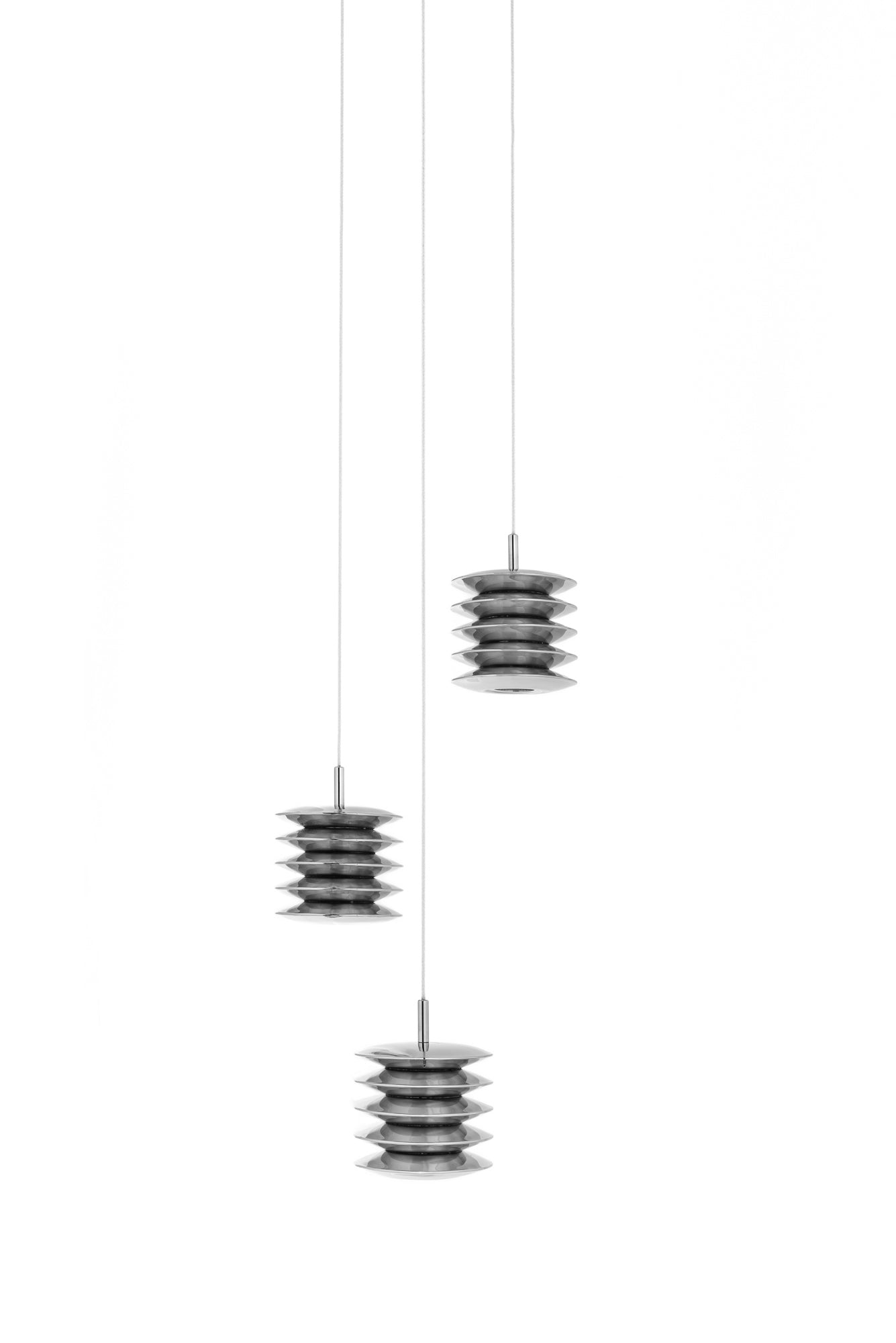 HARMONICA inox pendant lamp set