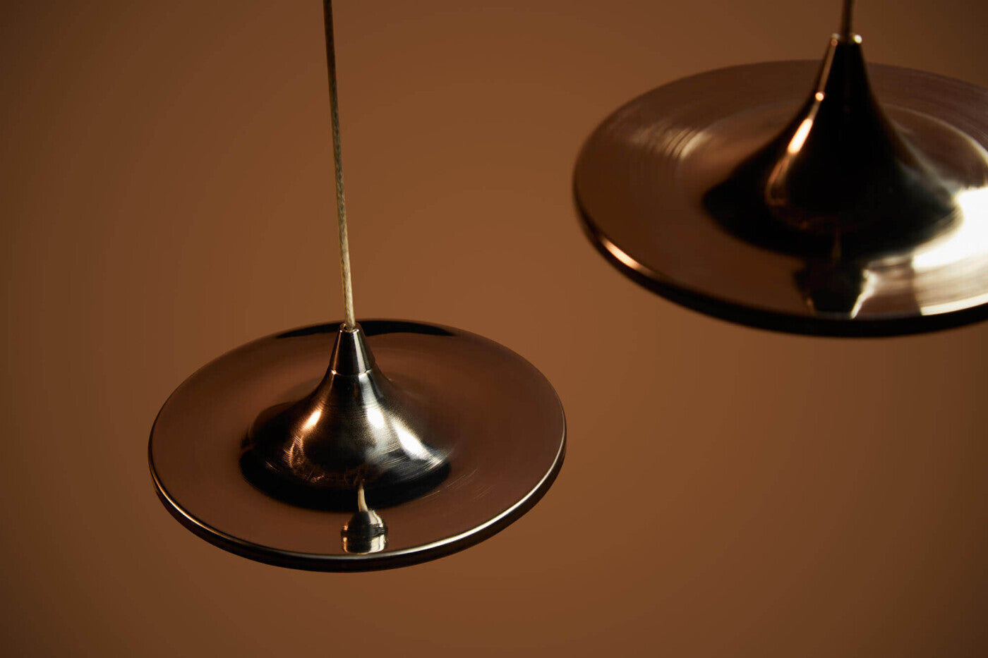 LUNA inox pendant lamp set