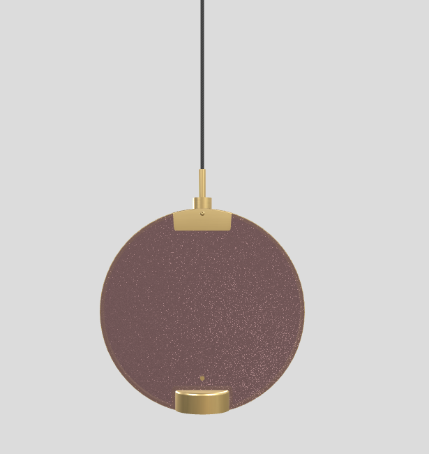 Pendant lamp HORO S1 brushed brass