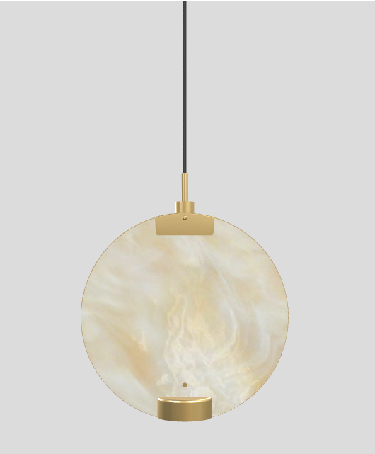 Pendant lamp HORO S1 brushed brass