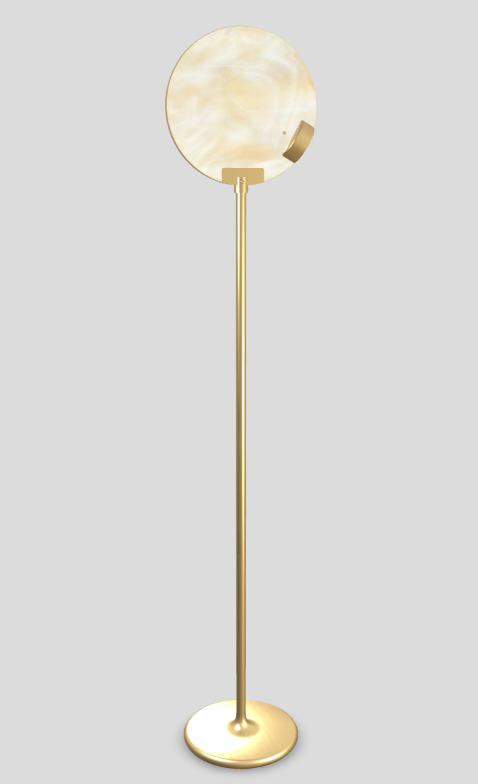 HORO STL floor lamp brushed brass