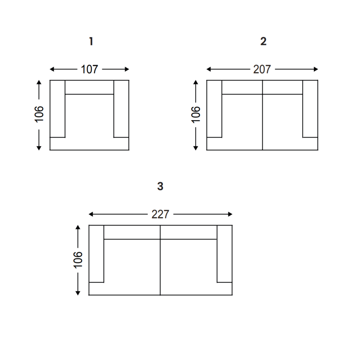 Sofa ARTIS - kolor do wyboru Nordic Line Eye on Design
