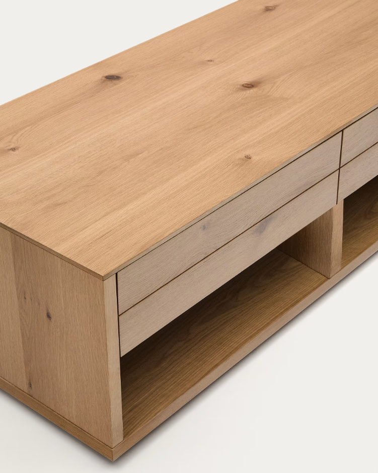 Koffietafel ALGUMEA eikenfineer