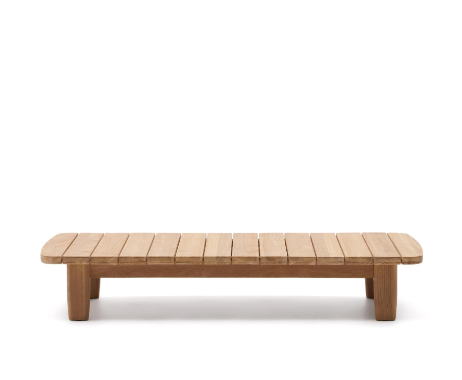 Stolik kawowy TIRANT lite drewno tekowe – styl minimalistyczny