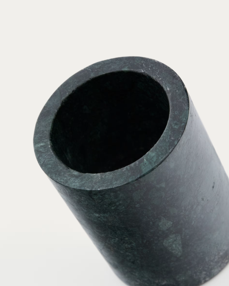 Zahnbürstenbehälter ELENEI grüner Marmor