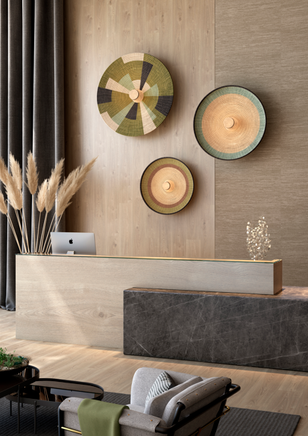 Wandlamp GRASS zeegroen