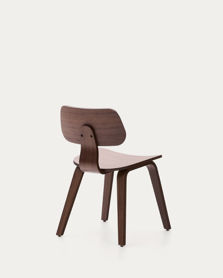 GENA stoel notenhout