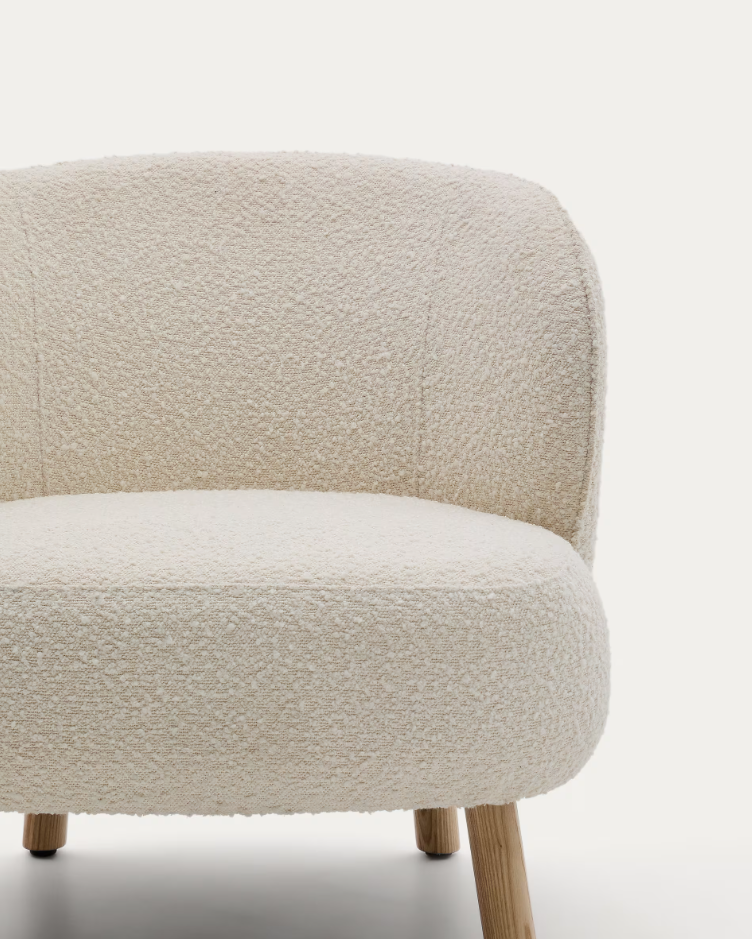 Fotel ULIT witte boucle