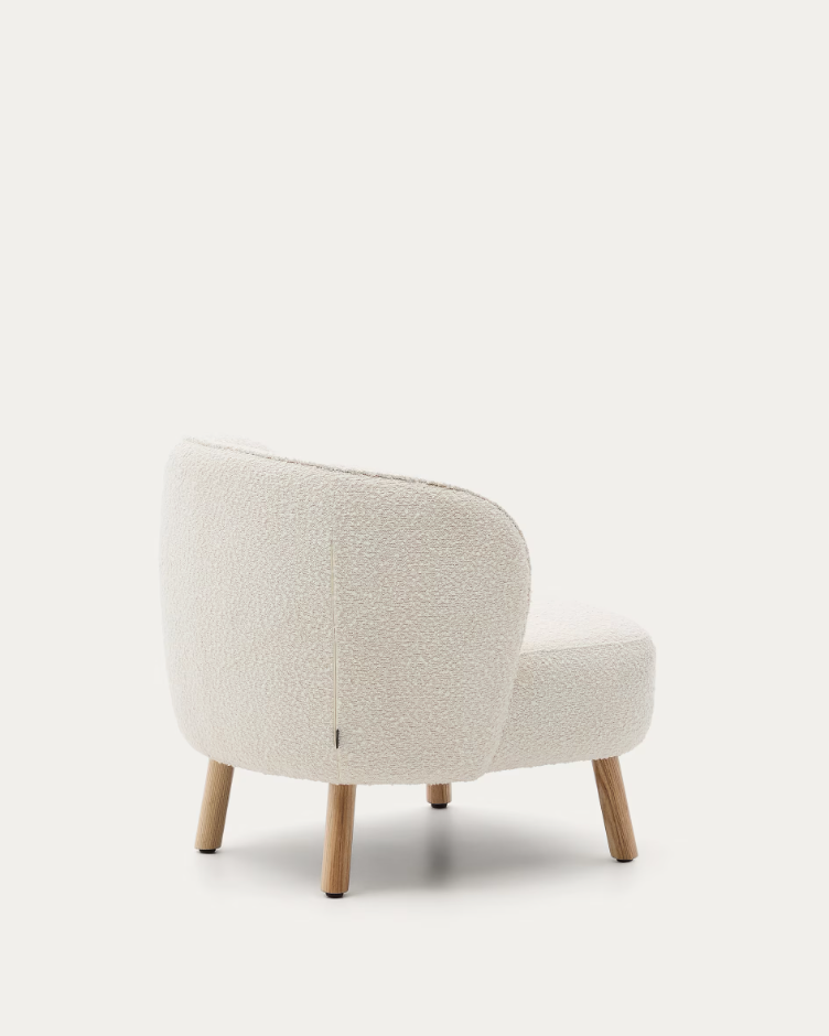 Fotel ULIT witte boucle