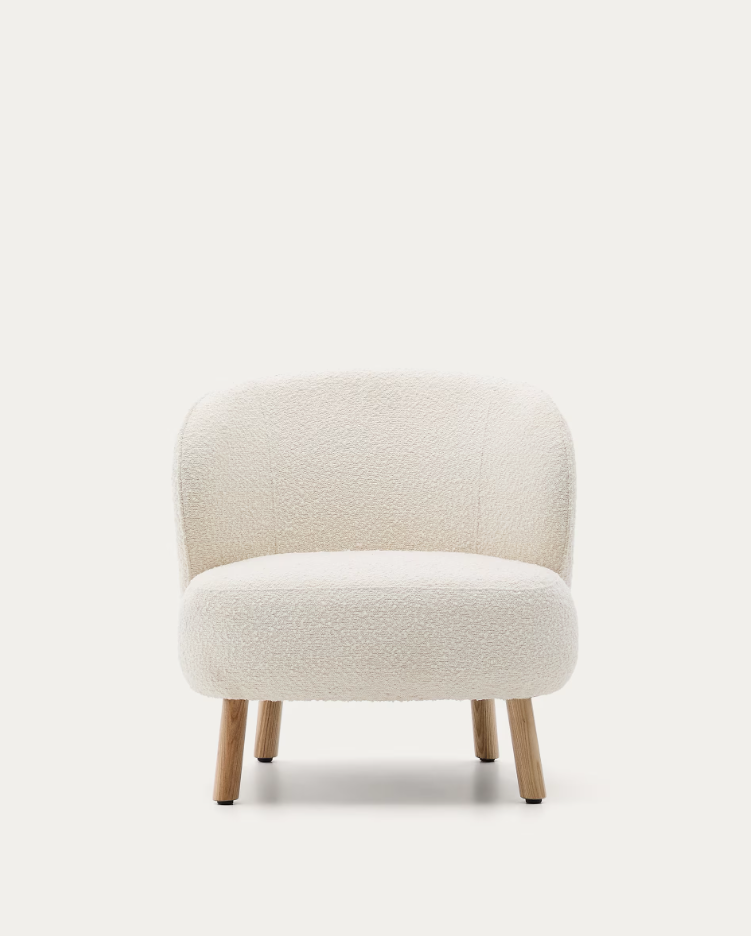 Fotel ULIT witte boucle