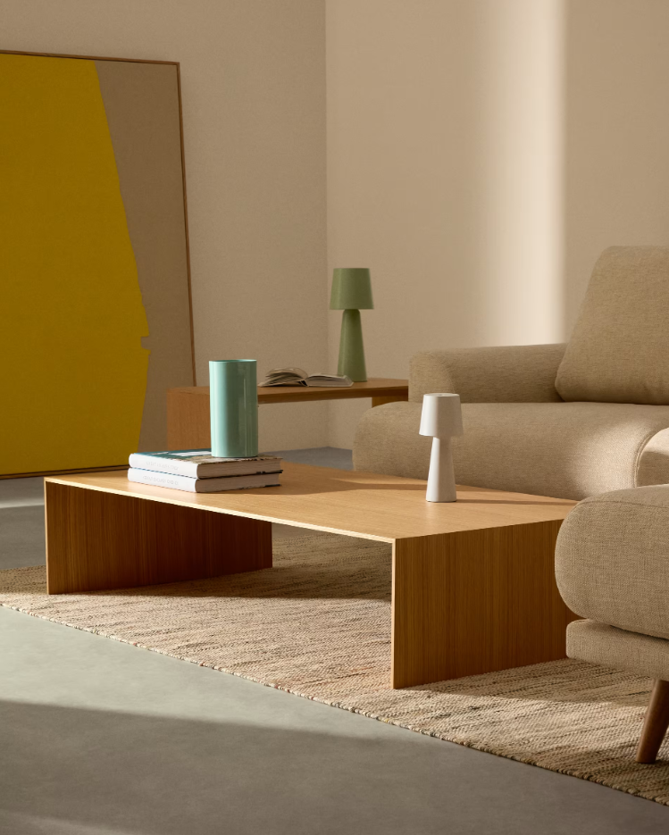 Eikenhouten LITTO salontafel