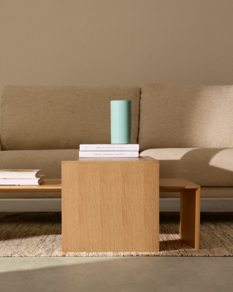 Eikenhouten LITTO salontafel