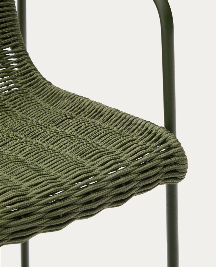 Buitenkruk MAURINA groen met groene stalen basis