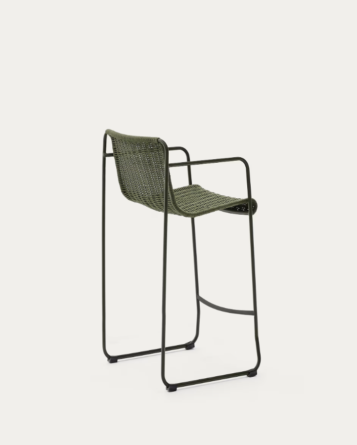 Buitenkruk MAURINA groen met groene stalen basis