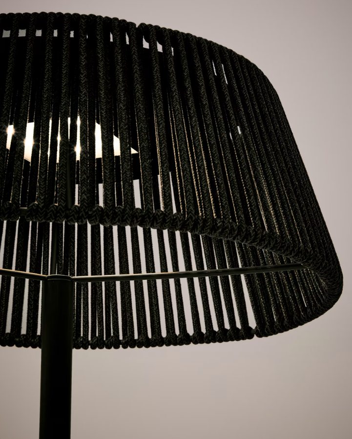 Buiten vloerlamp ALDET donkergroene lijn