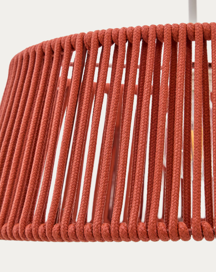 Aldet -Lampenschirm in Terrakotta