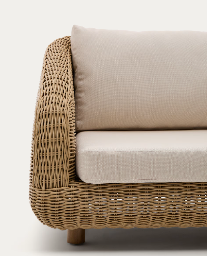 External sofa Merry synthetic rattan