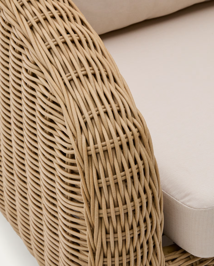 External sofa Merry synthetic rattan