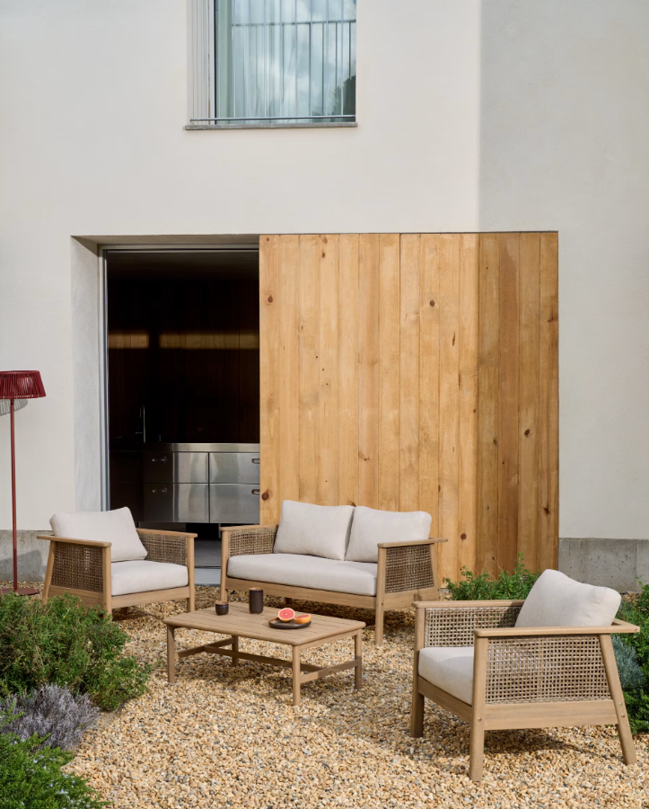 Set Gartenmöbel Alabe Acacia Holz