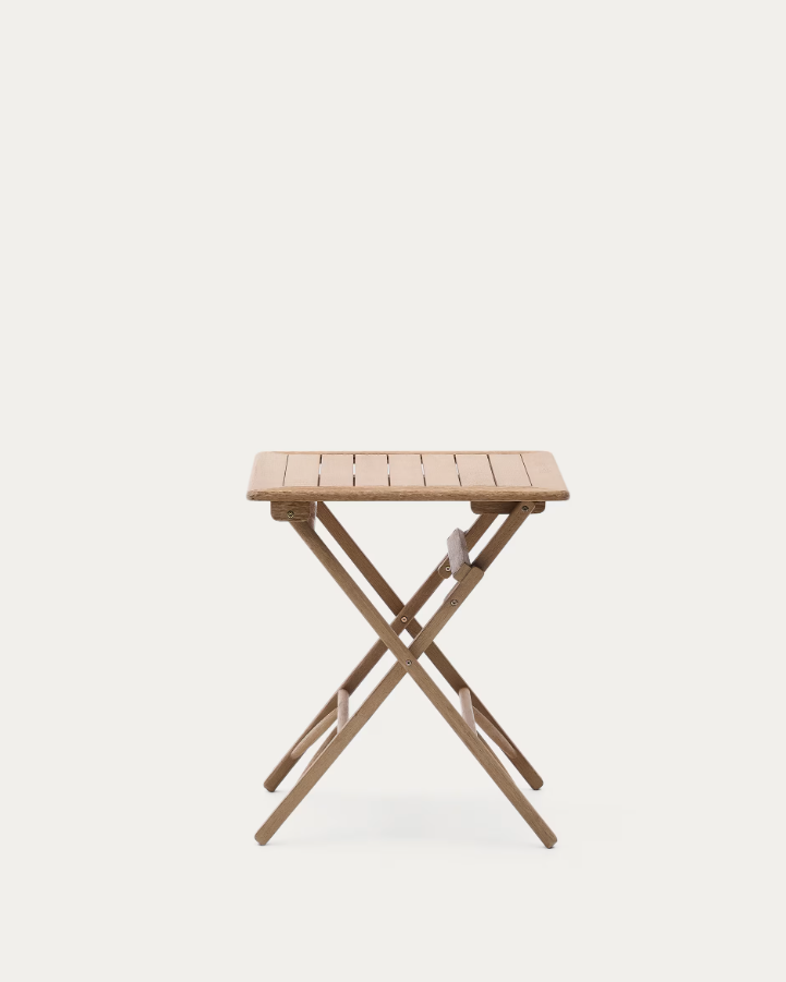 DANDARA Folding Table in Light Acacia Wood